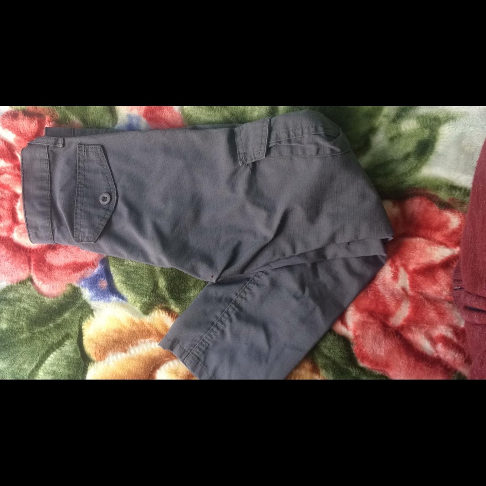Grey chams cargo pants